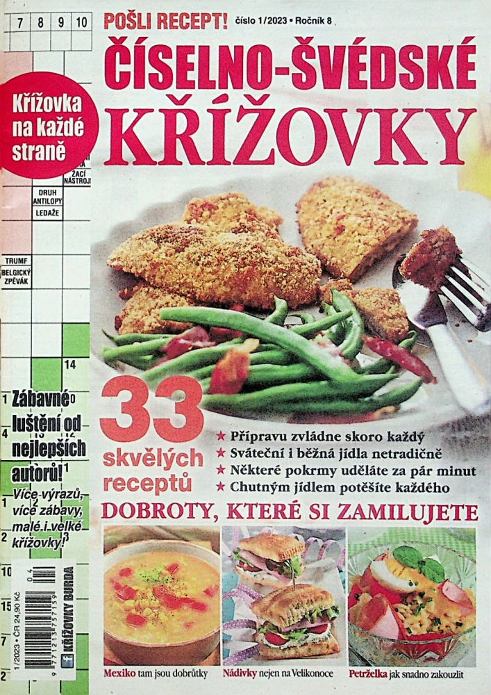 Číselno-švédské křížovky Poš.r
