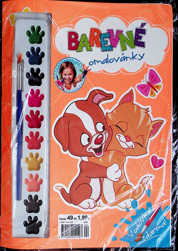 Barevné omalovánky