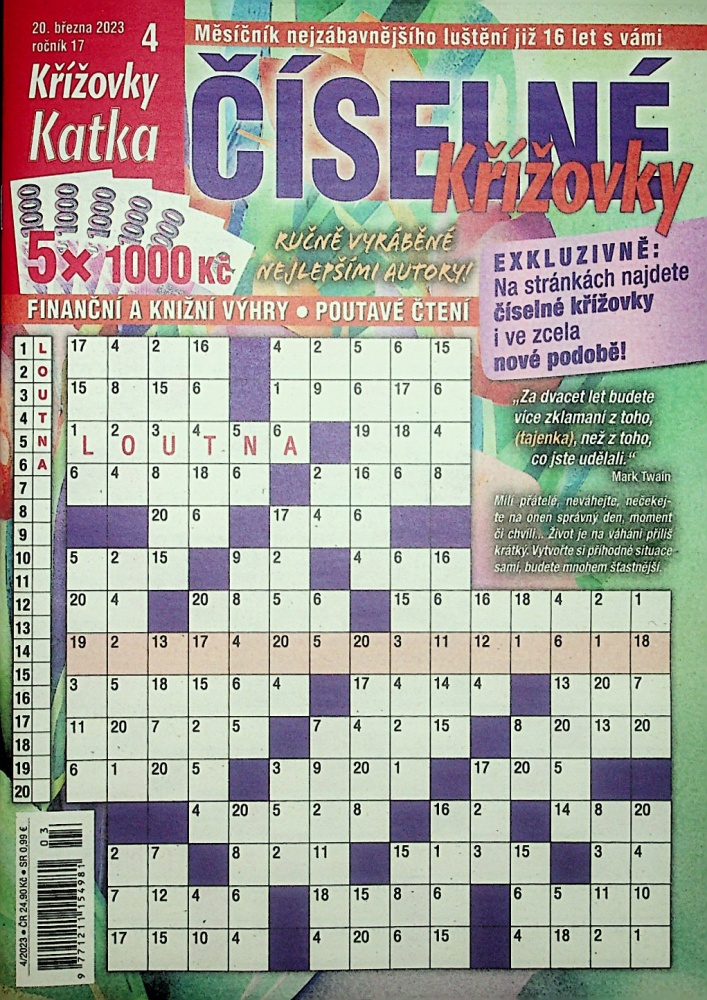 Katka sp.-Číselné křížovky (4/23)