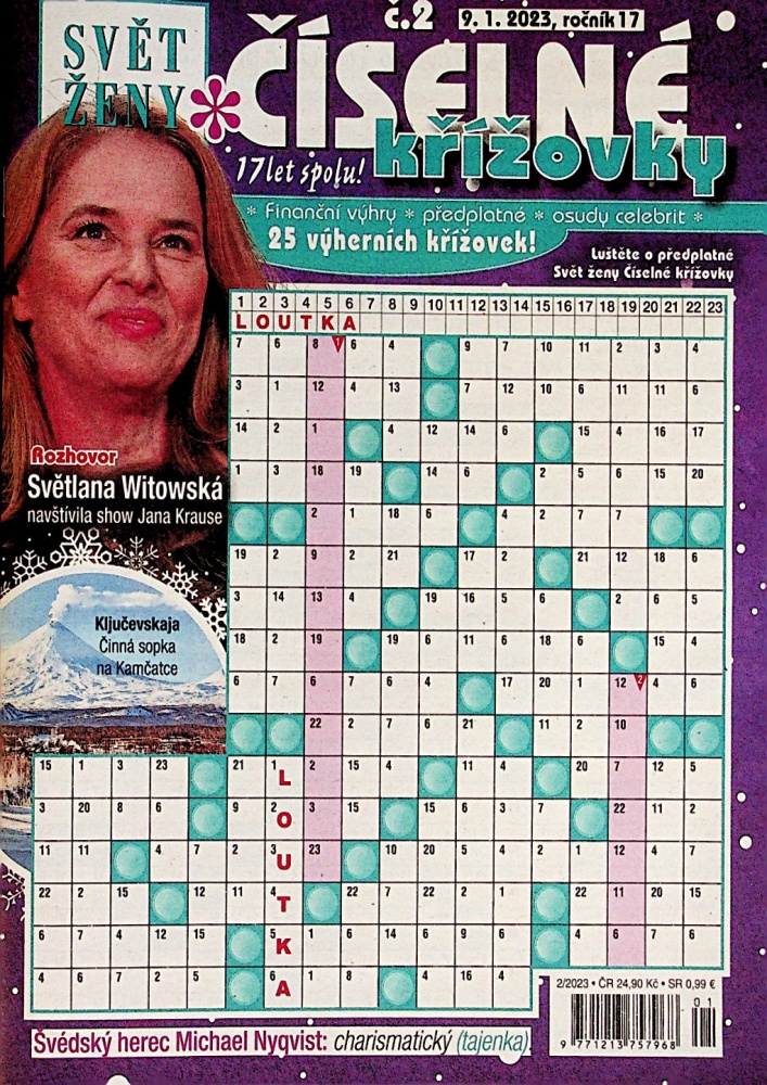 Svět ženy-číselné křížovky (2/23)