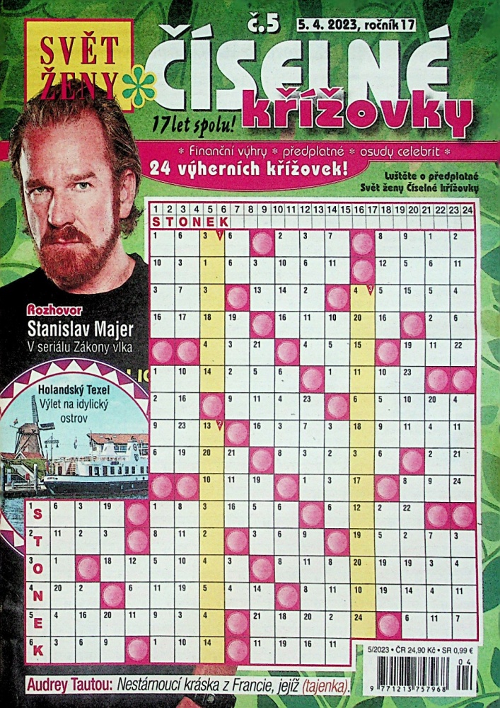 Svět ženy-číselné křížovky