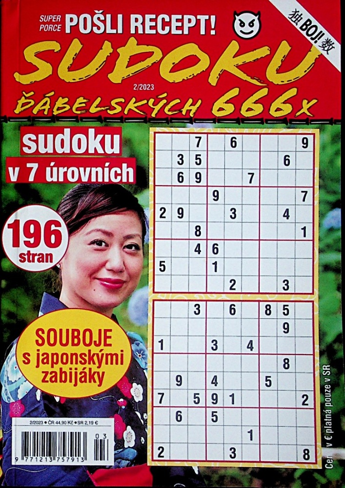Posli receptSudoku Superporce