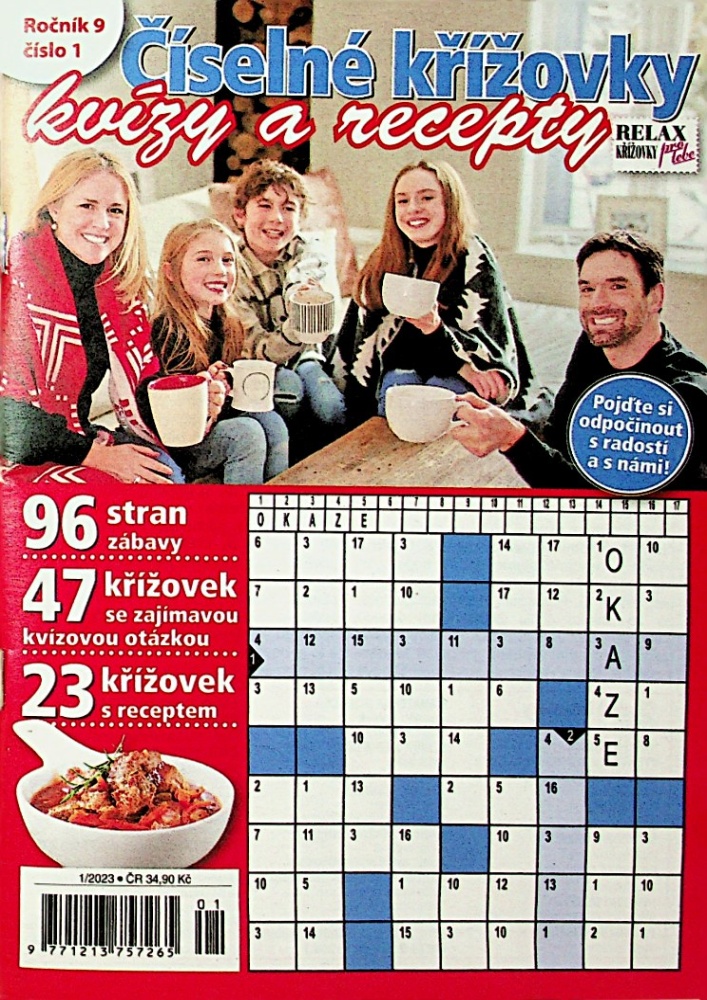 Číslené křížov.kvízy a recepty