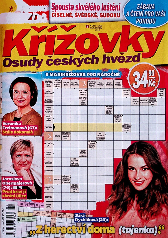 Moje šťastná hvězda - Křížovky (1/23)