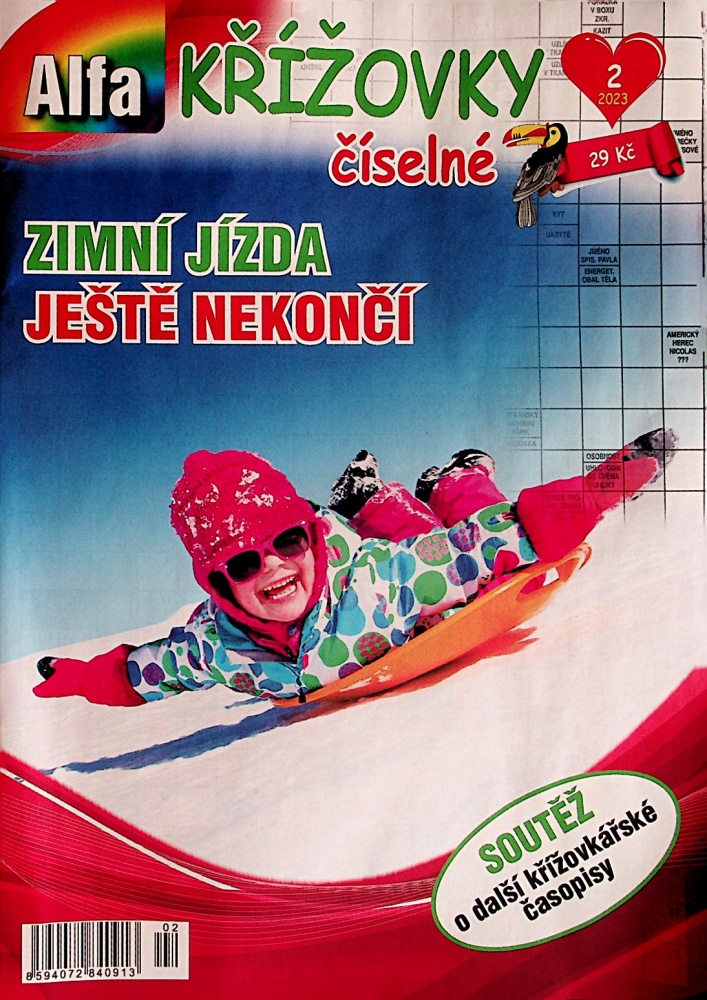 Alfa křížovky číselné (2/23)