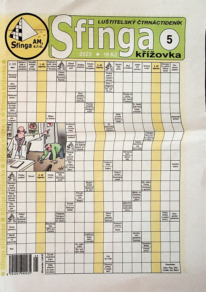 Sfinga křížovka (5/23)