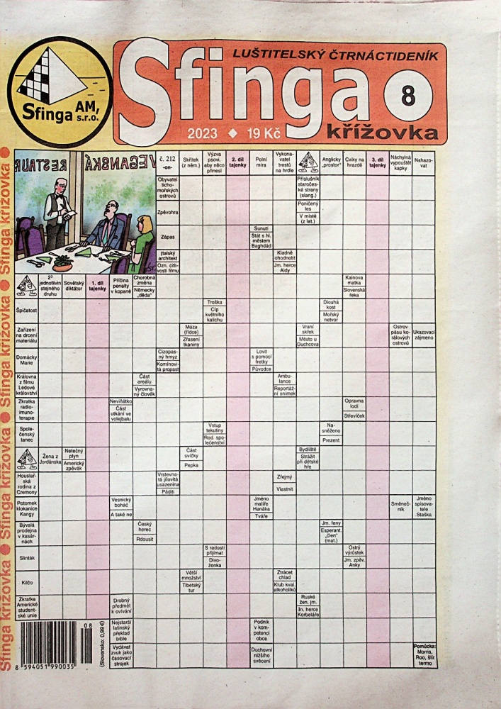 Sfinga křížovka (8/23)