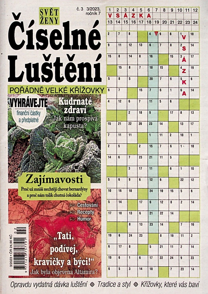Svět Ženy-Číselné luštění (3/23)