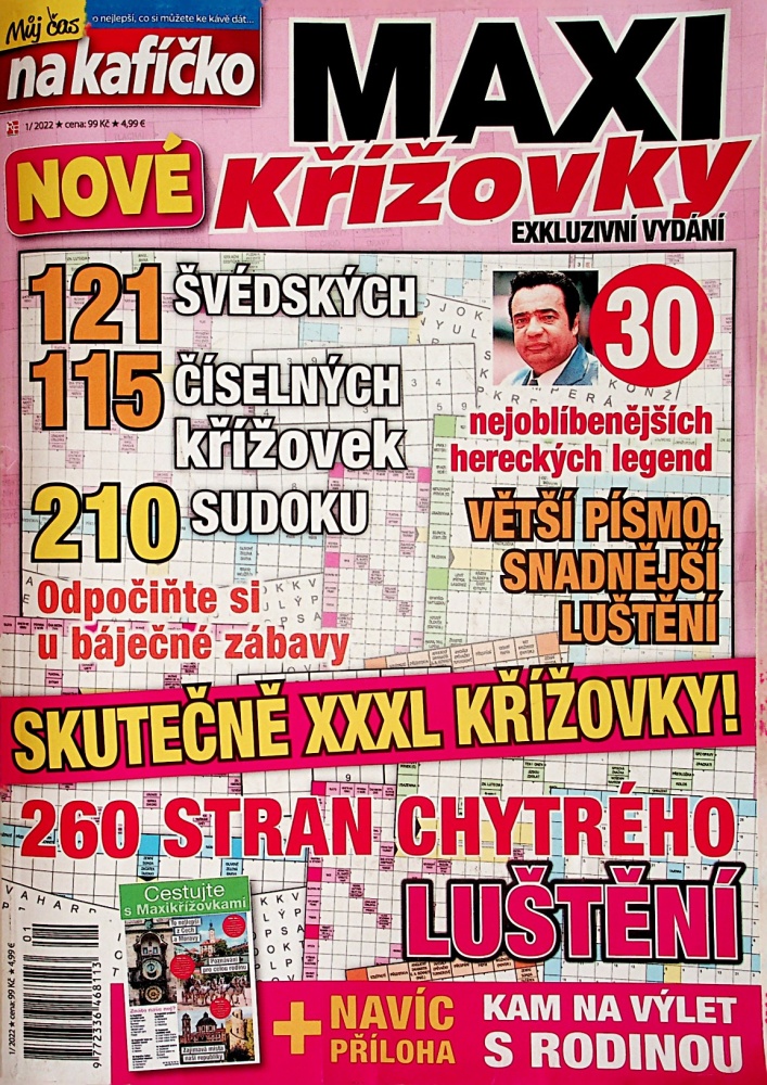 Maxi křížovky - Můj čas na kaf (1C22)