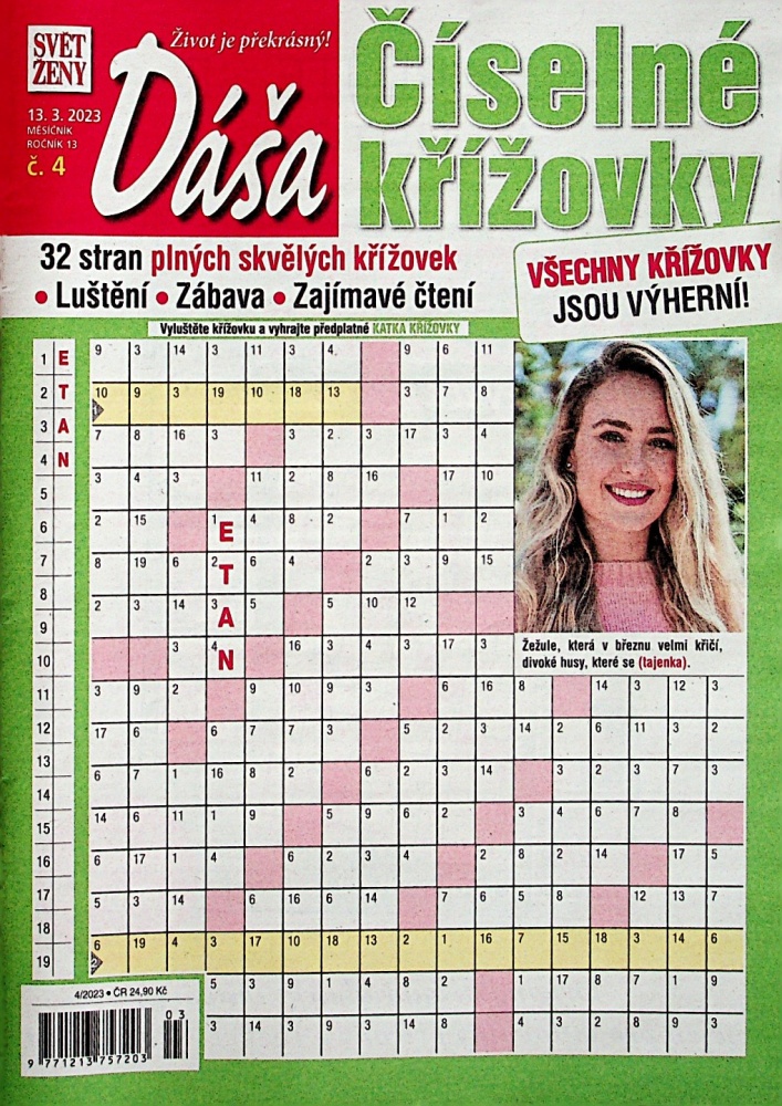 Dáša - číselné křížovky (4/23)