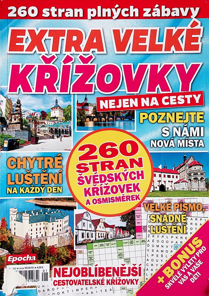 Extra velké křížovky na cesty (1B22)