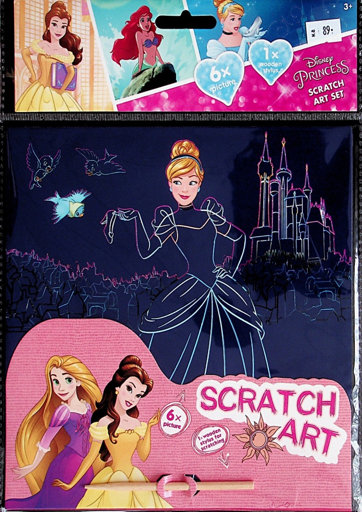 Vyškrabávací set/Princezny